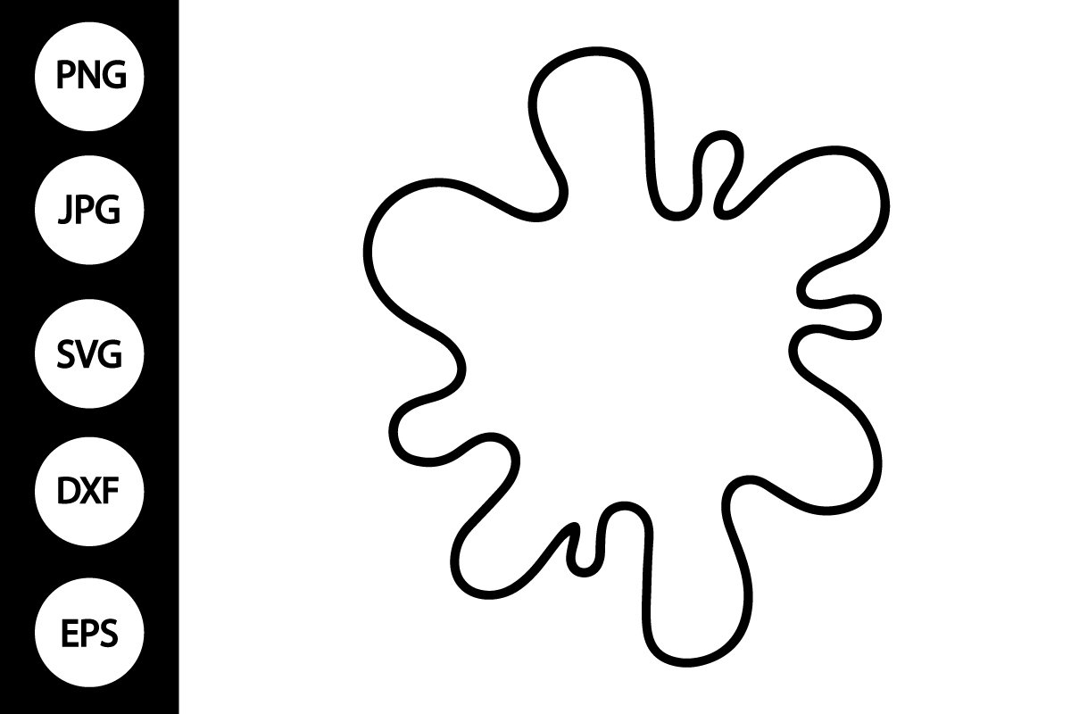 Free Printable Paint Splatter Templates