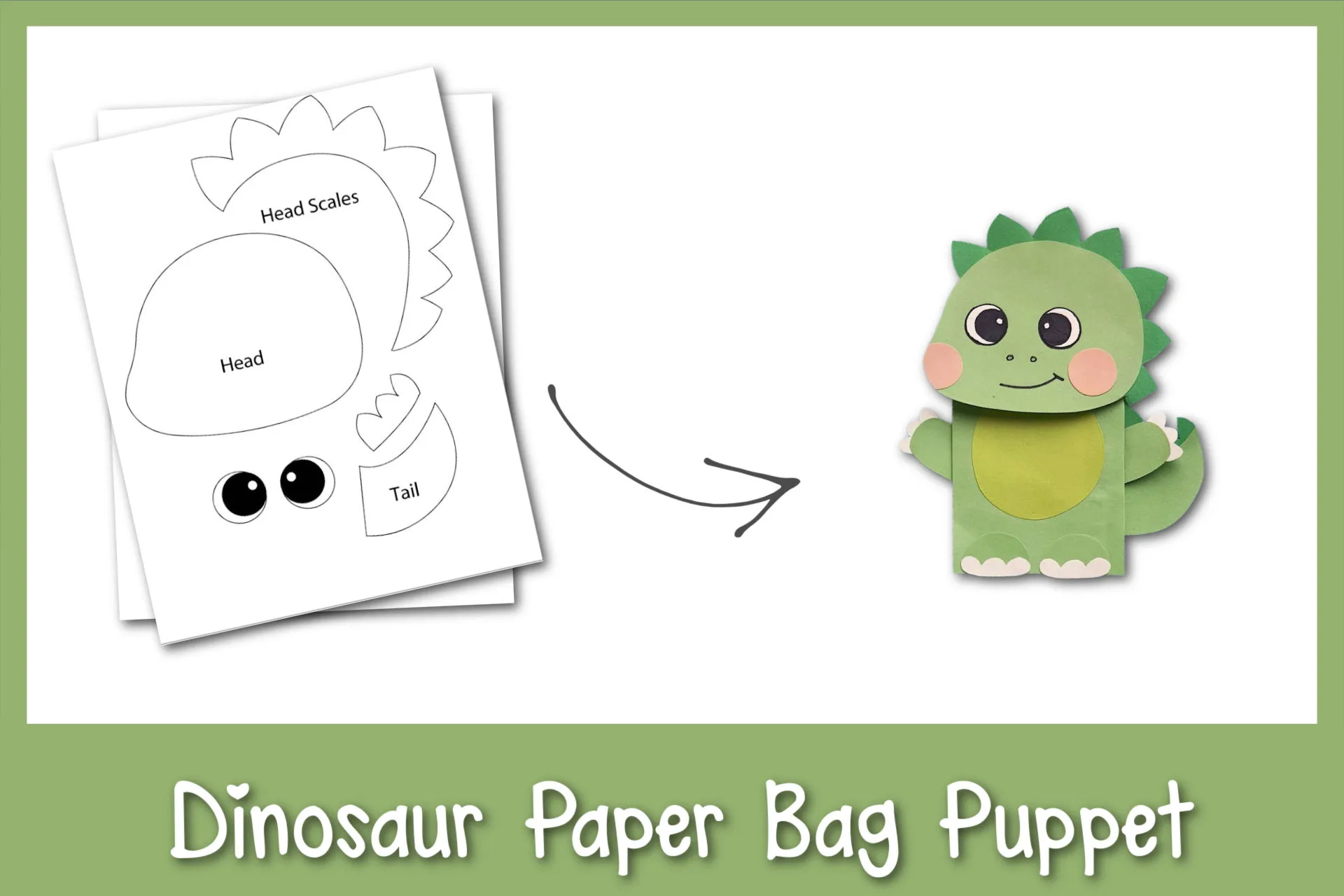 Free Printable Dinosaur Puppet Templates