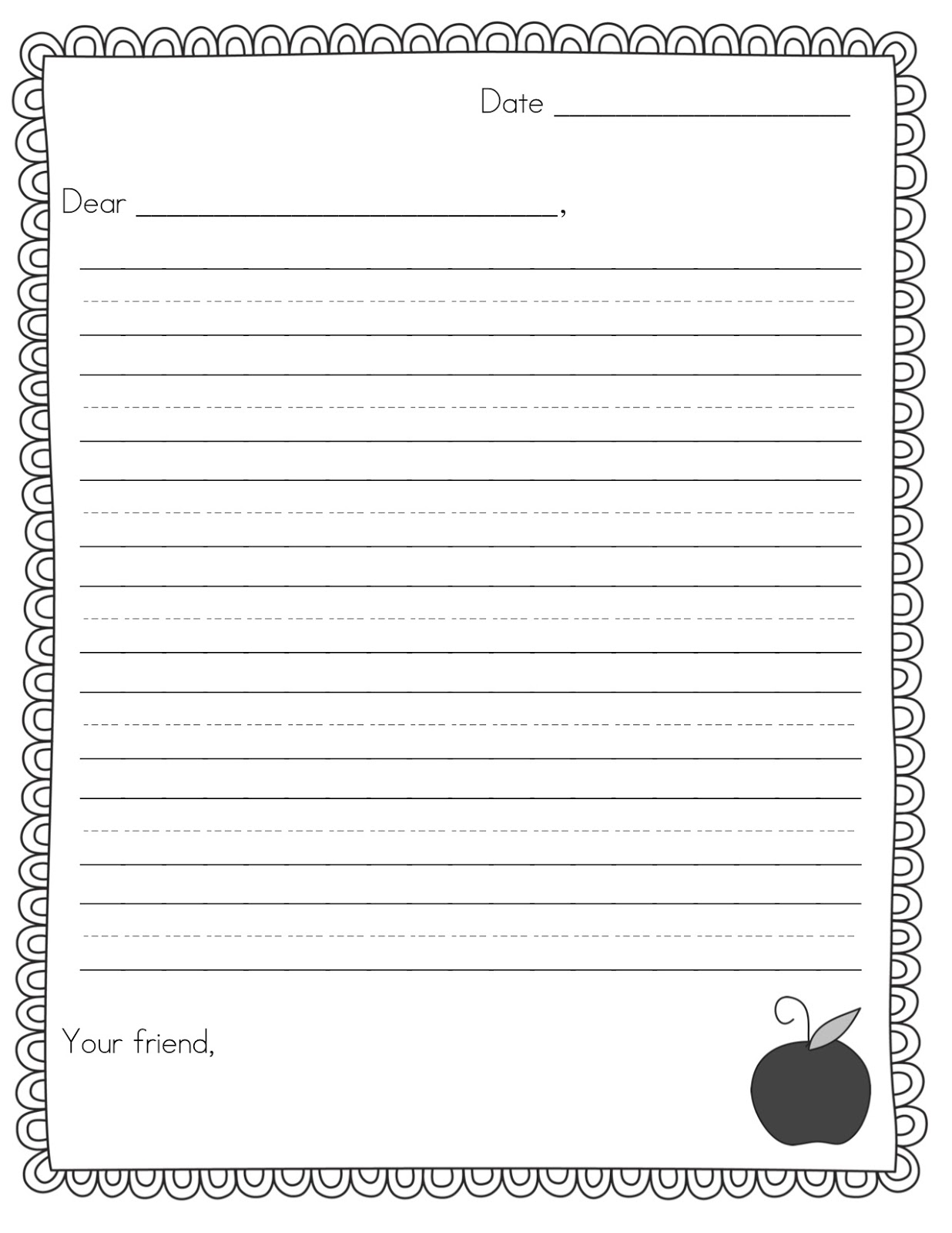 PEN PAL NEWS FRIENDLY LETTER FREEBIE Teacher Idea Factory