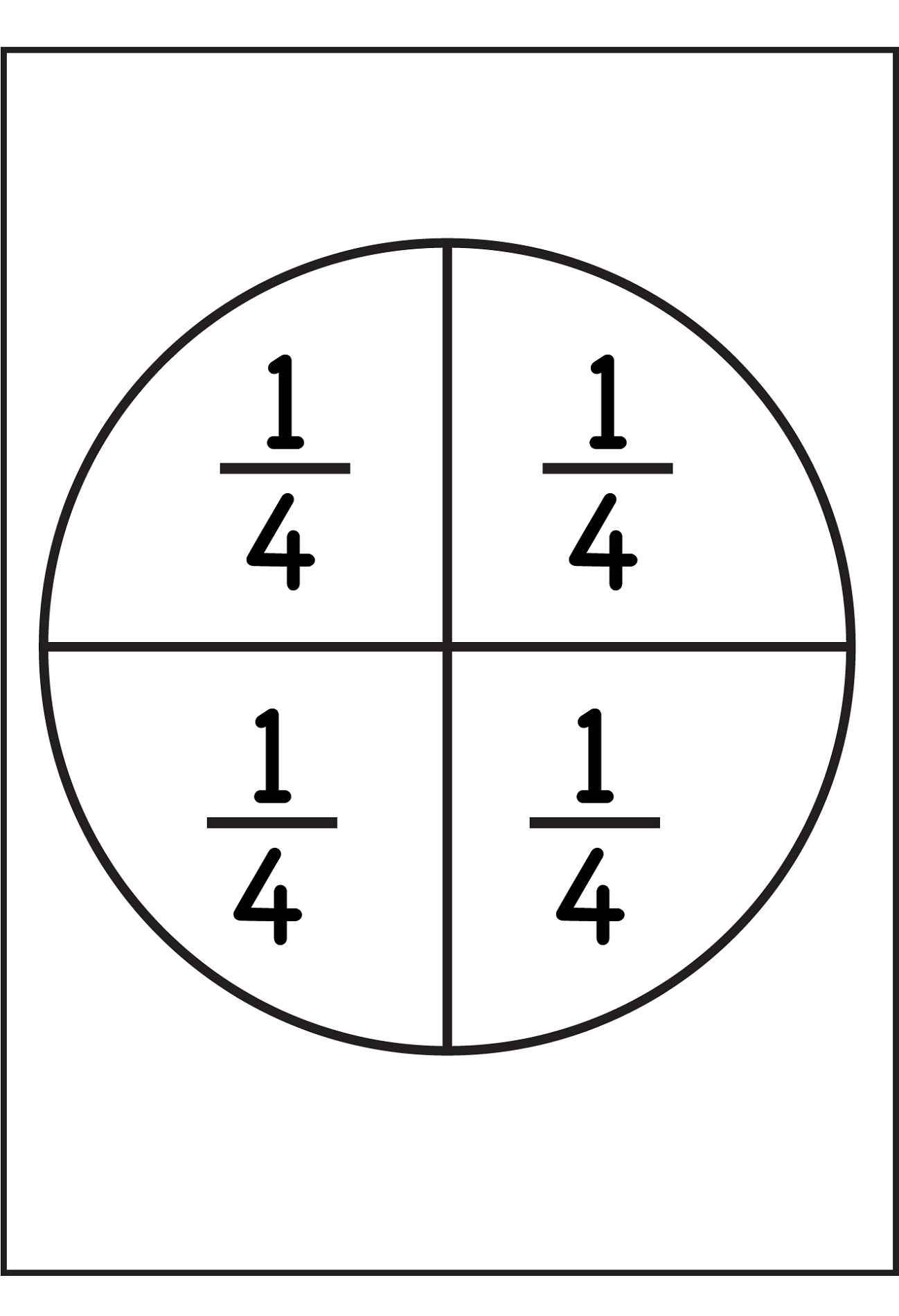 Free Printable Percent Circle Templates