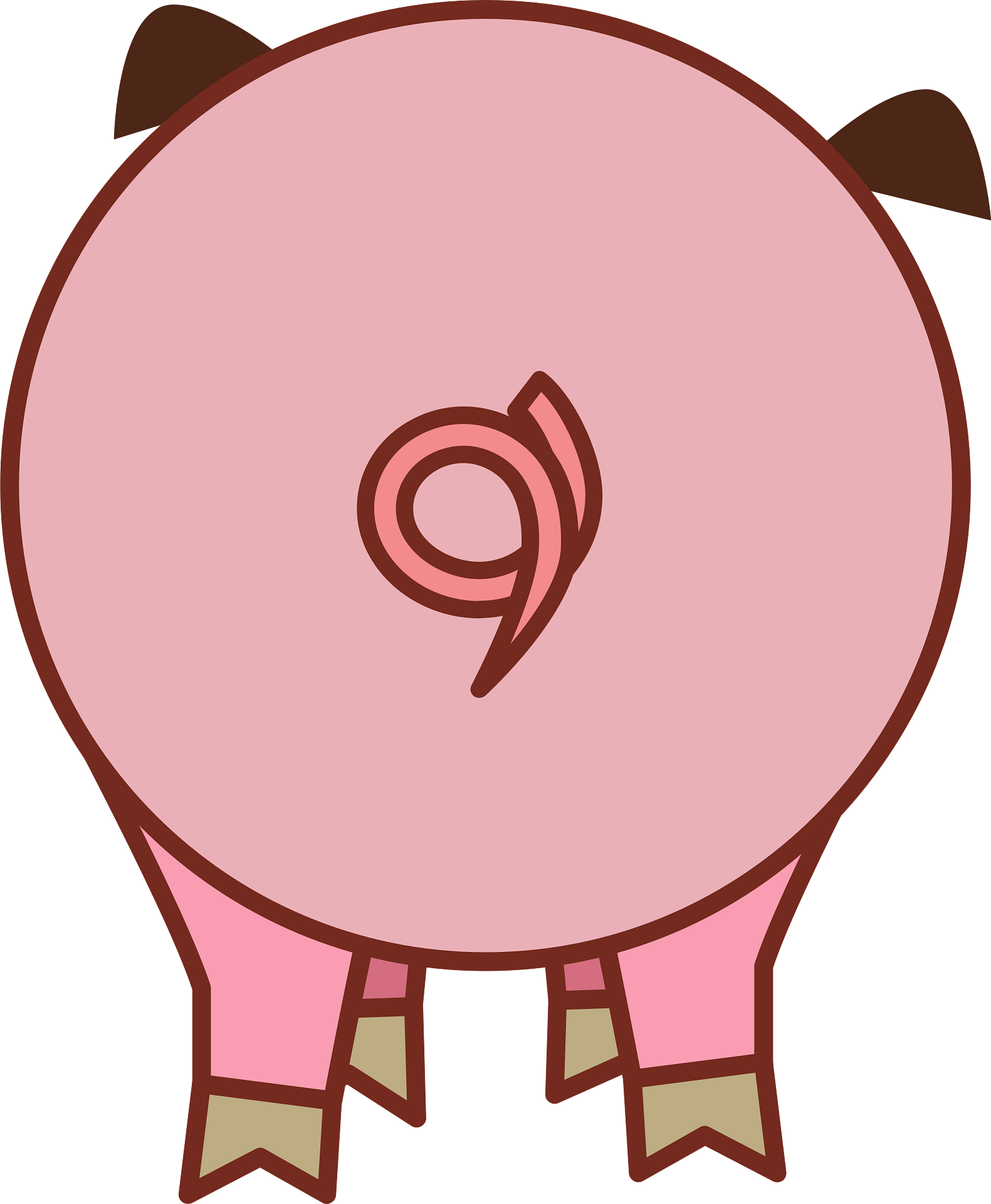 Free Printable Pig Tail Templates