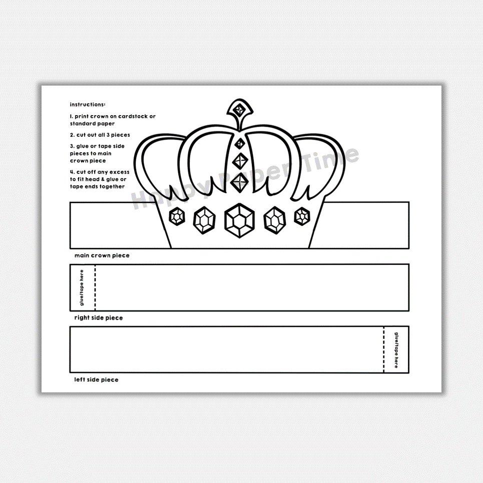 Free Printable King Crown Templates