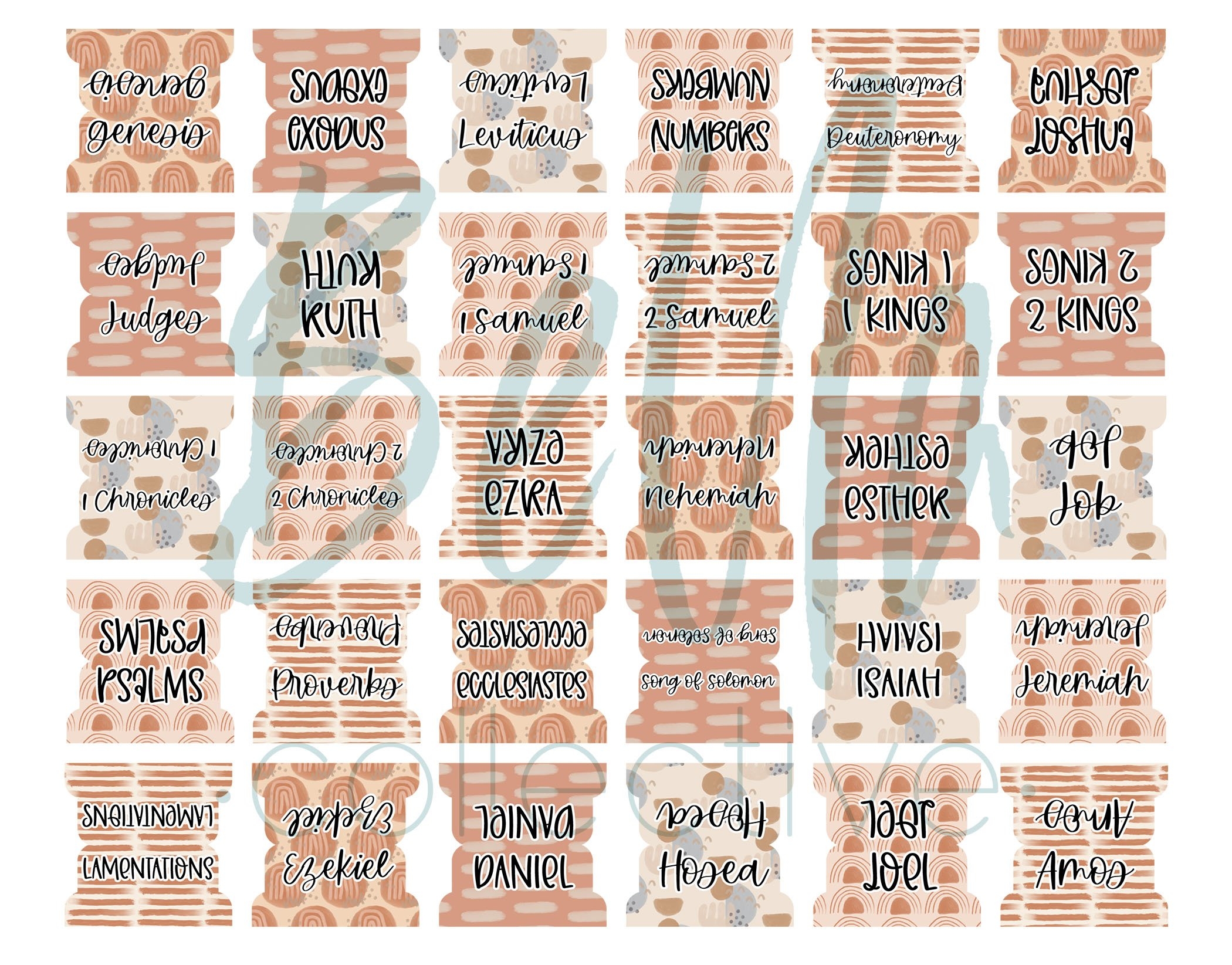 Free Printable Bible Tab Templates