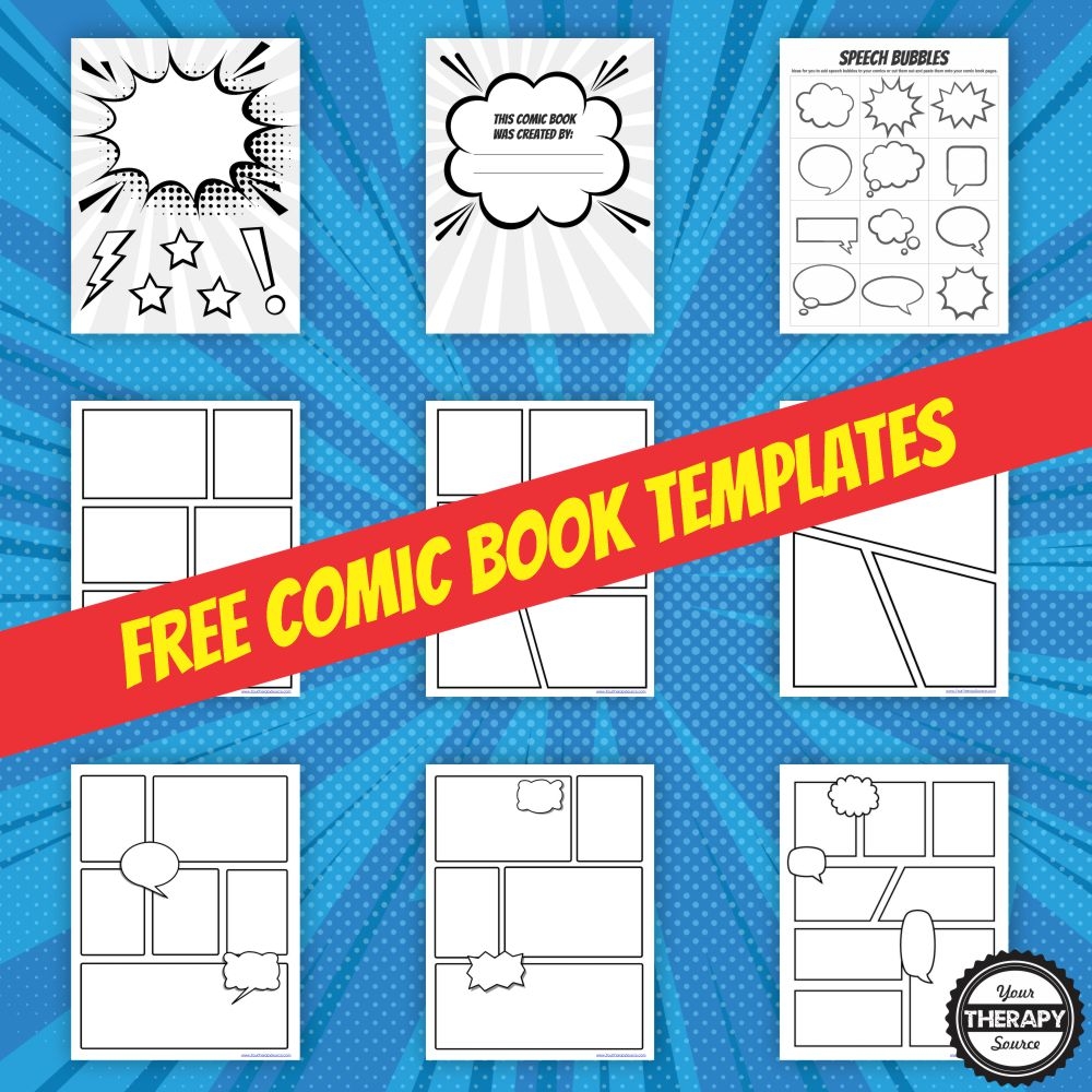 Free Printable Comic Strip Templates