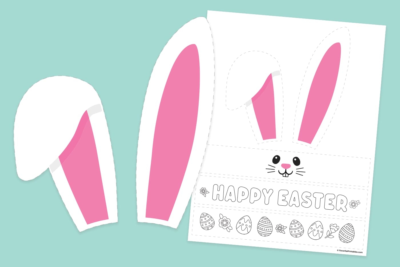 Printable Easter Bunny Ears Template FREE Download Favorite Printables Printable Easter Bunny Ears Template FREE Download Favorite Printables