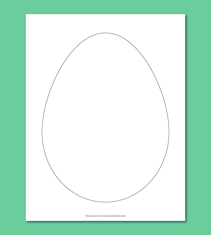 Free Printable Egg Templates Free Printable Egg Templates