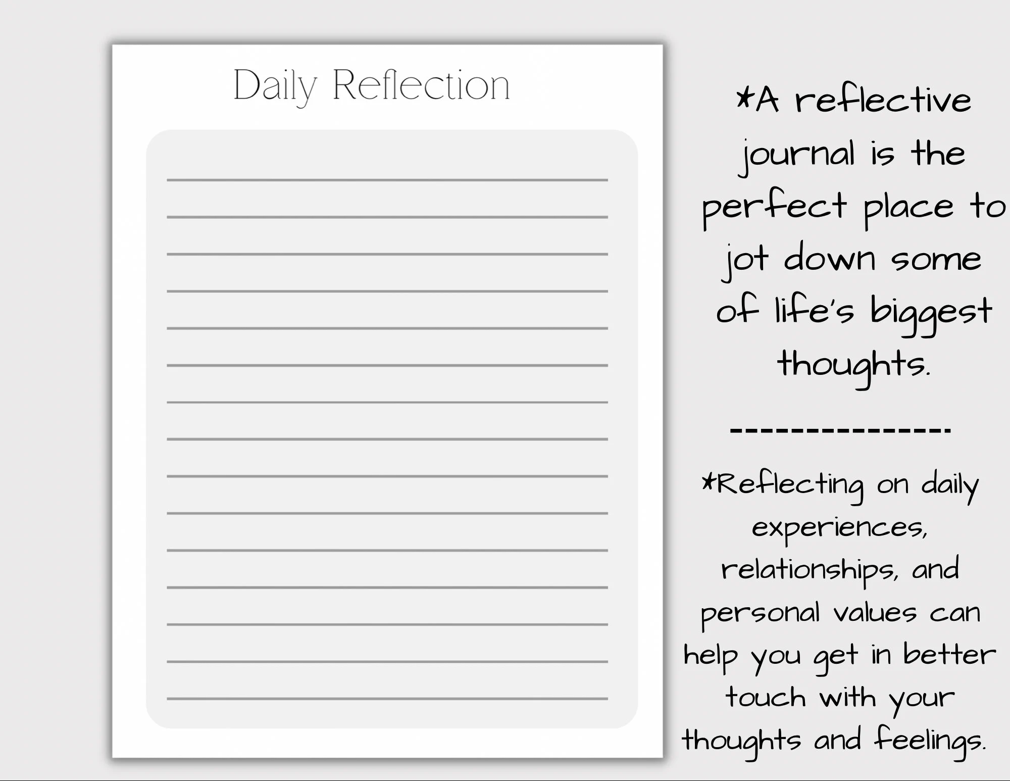 Printable Grief Journal Grief Template Coping With Grief Printable Journal Loss Of Loved One Daily Journal Daily Reflection Etsy