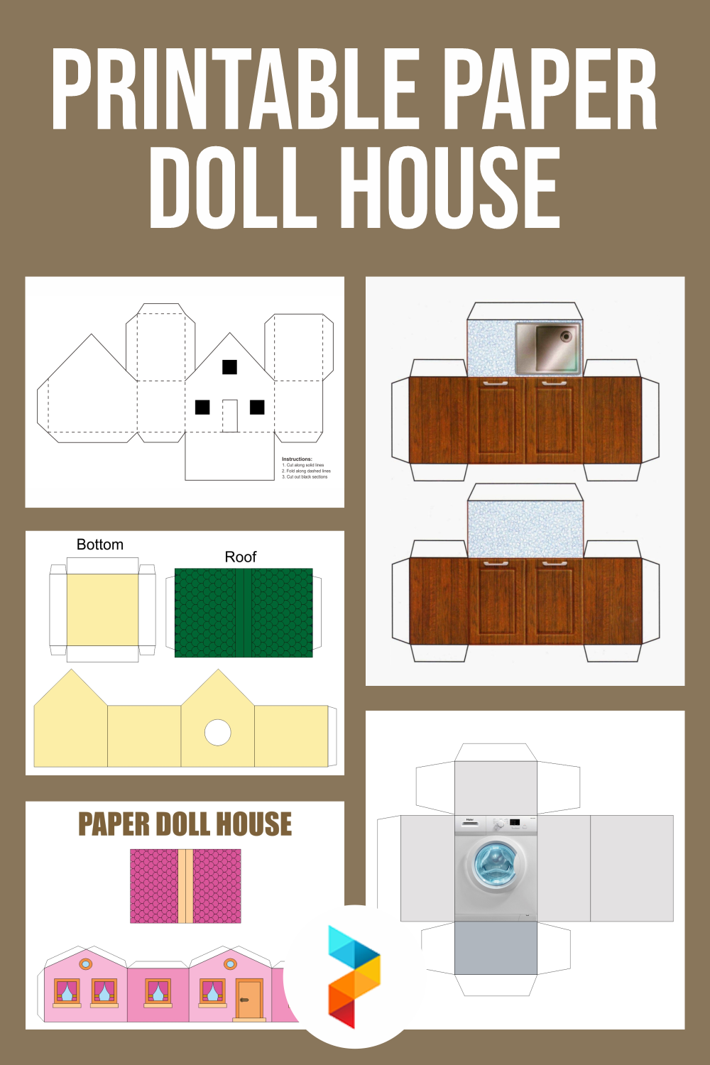 Free Printable Dollhouse Furniture Templates