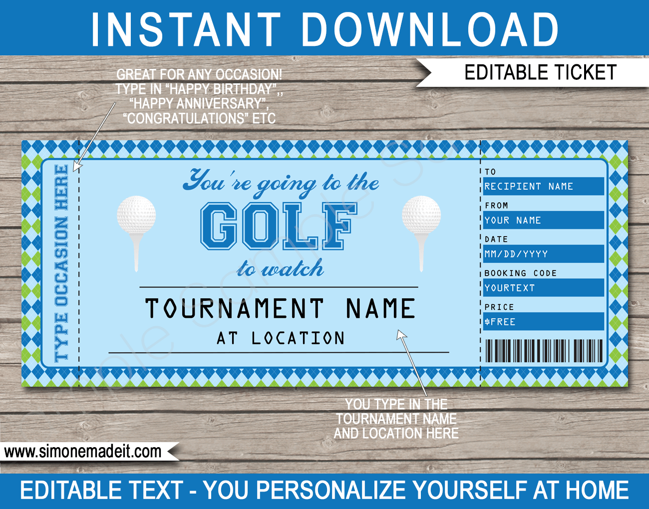 Free Printable Golf Certificate Templates Free Printable Golf Certificate Templates