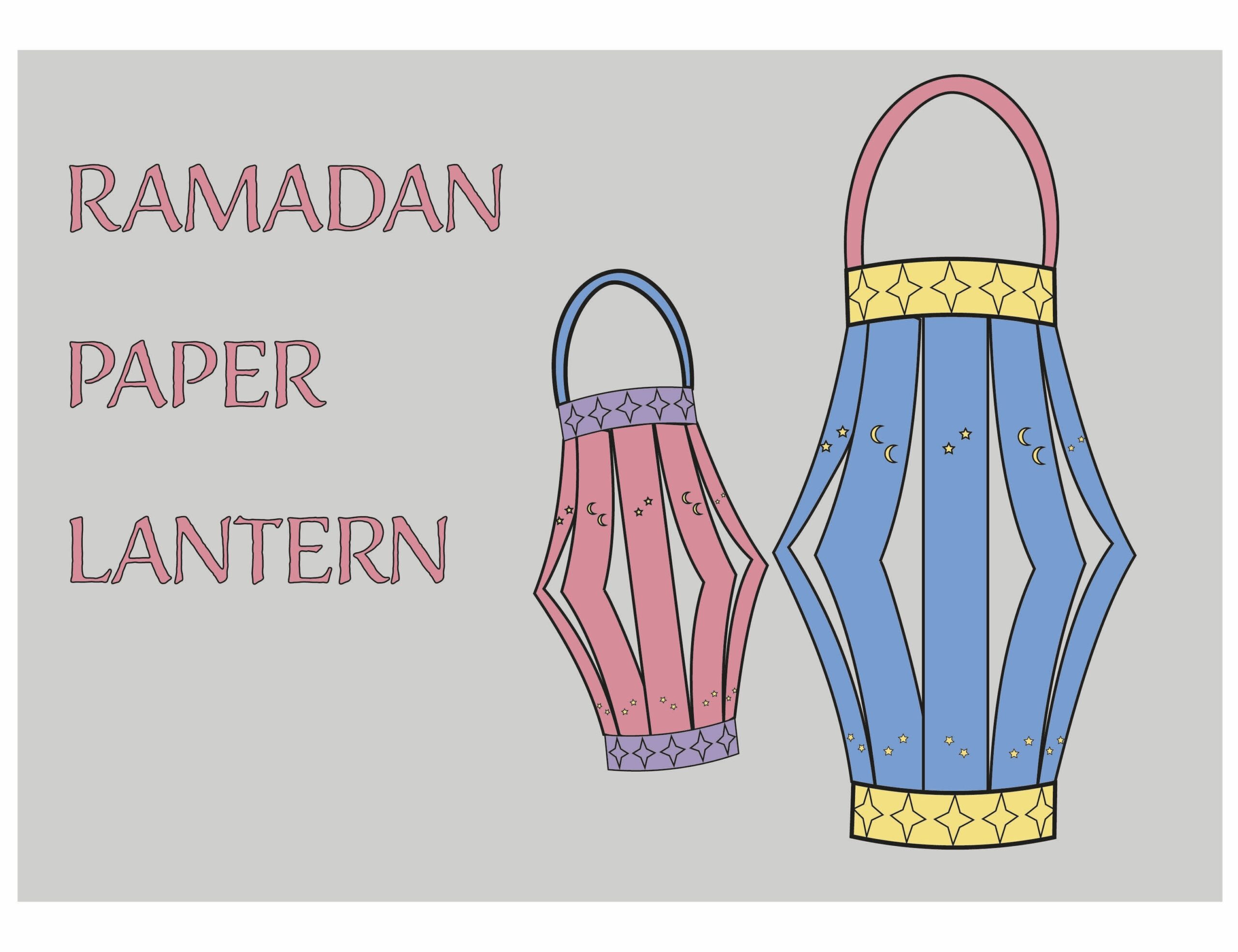 Free Printable Ramadan Lantern Templates