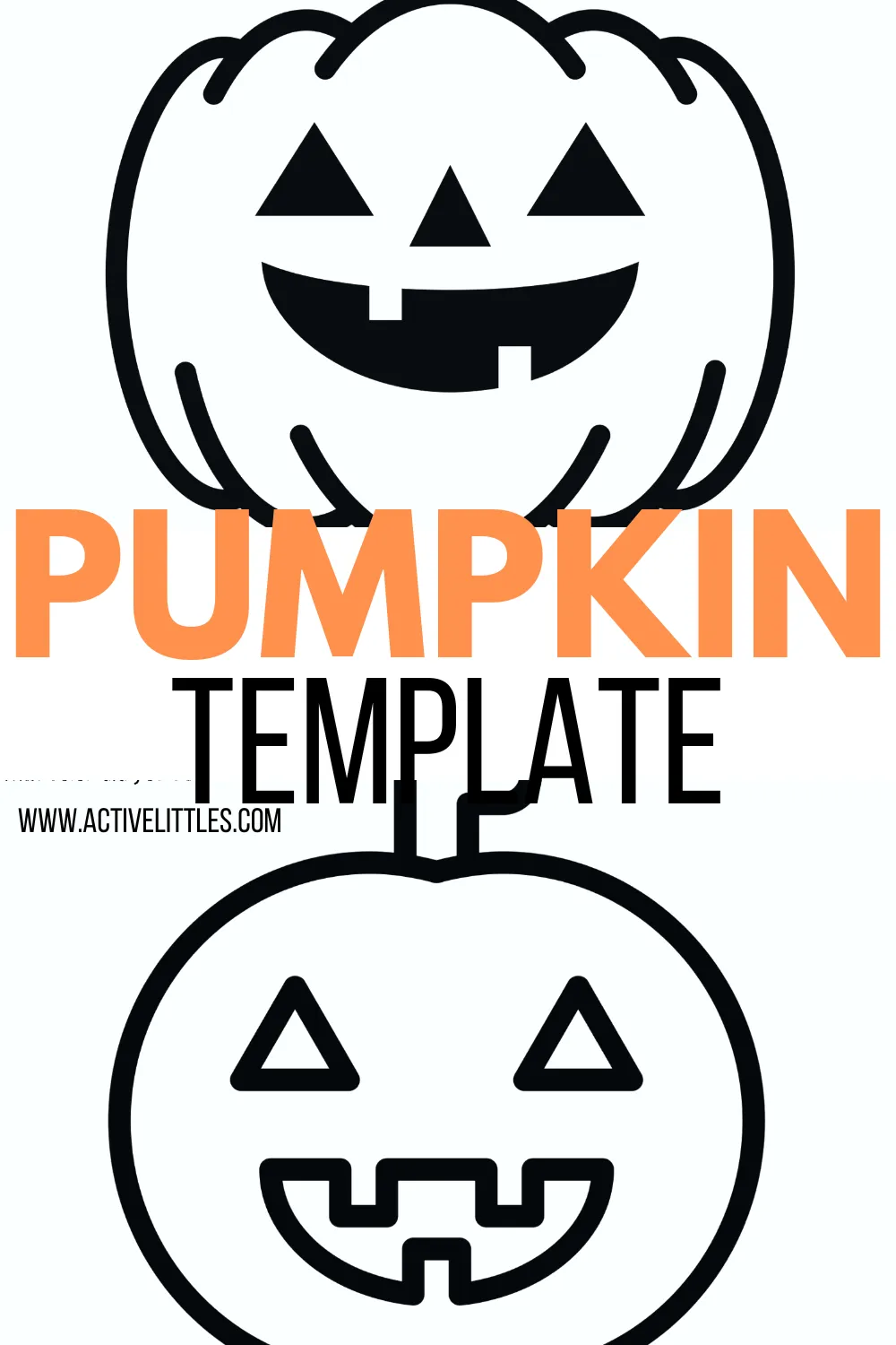 Pumpkin Template Active Littles Pumpkin Template Active Littles