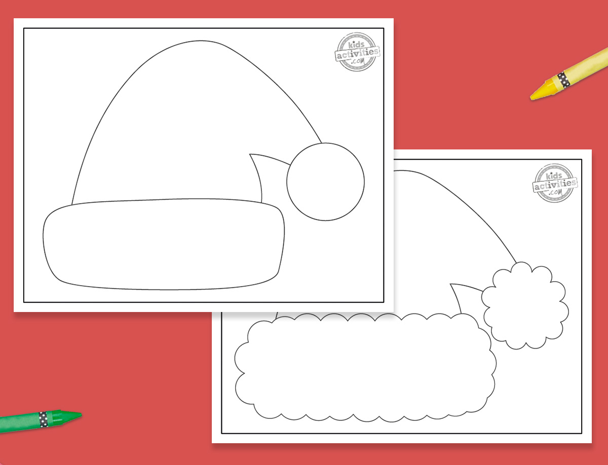 Free Printable Christmas Hat Templates
