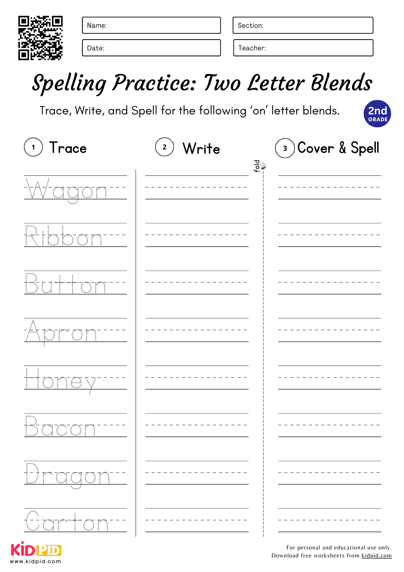 Free Printable Two Letter Templates