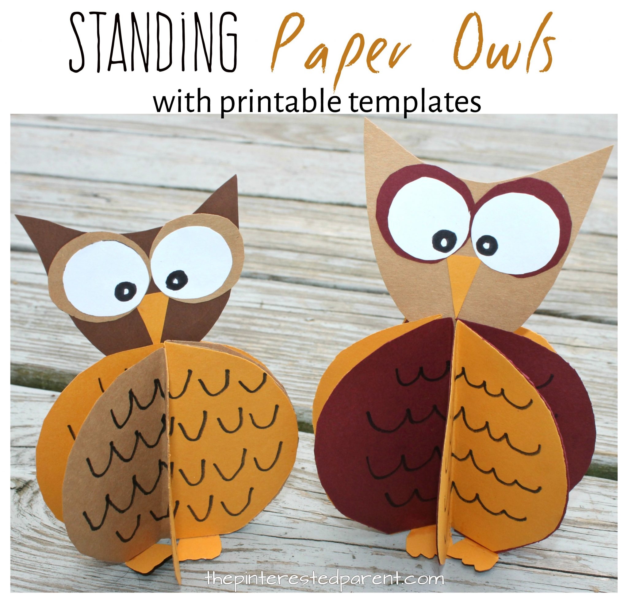Free Printable Owl Templates