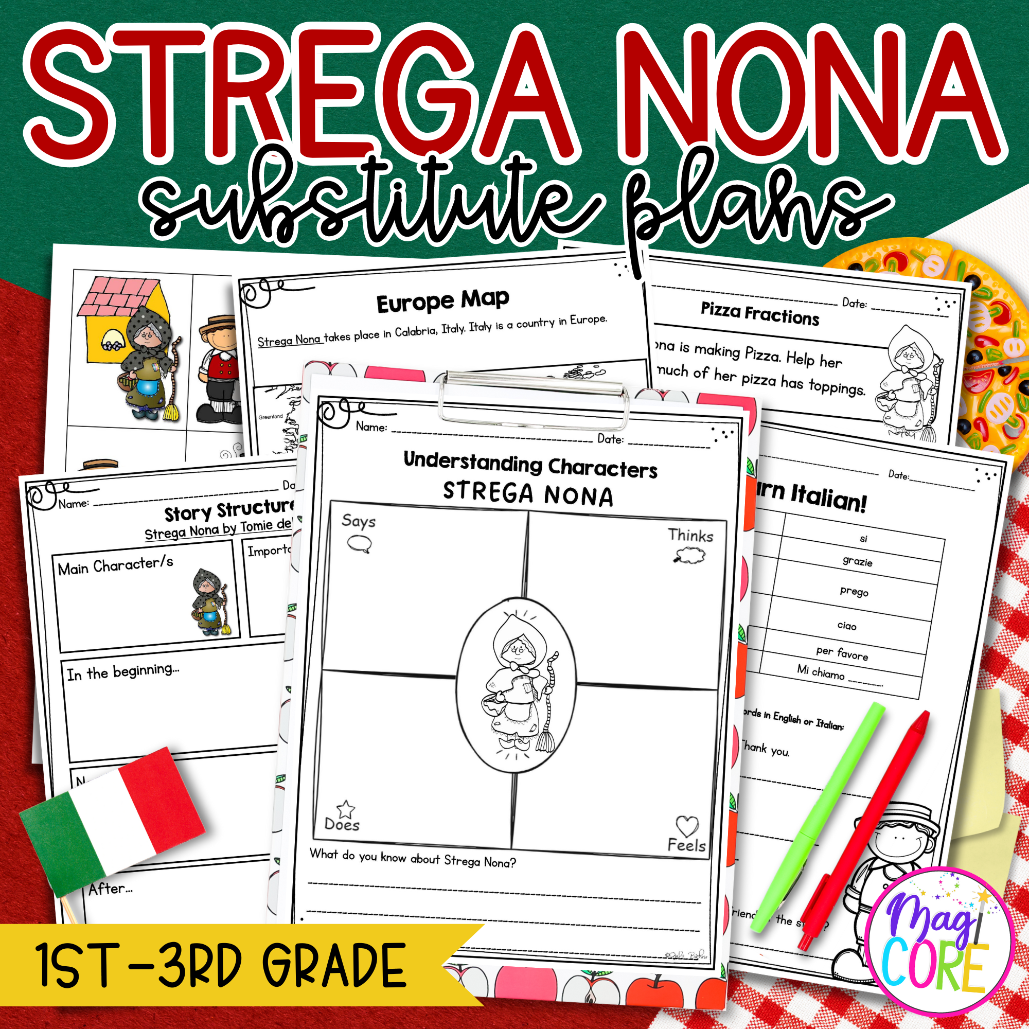 Free Printable Strega Nona Templates