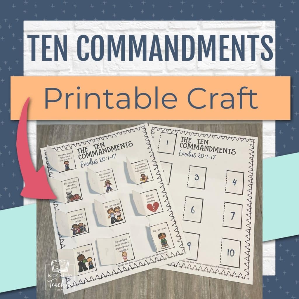 Ten Commandments Craft For Kids Ten Commandments Craft For Kids