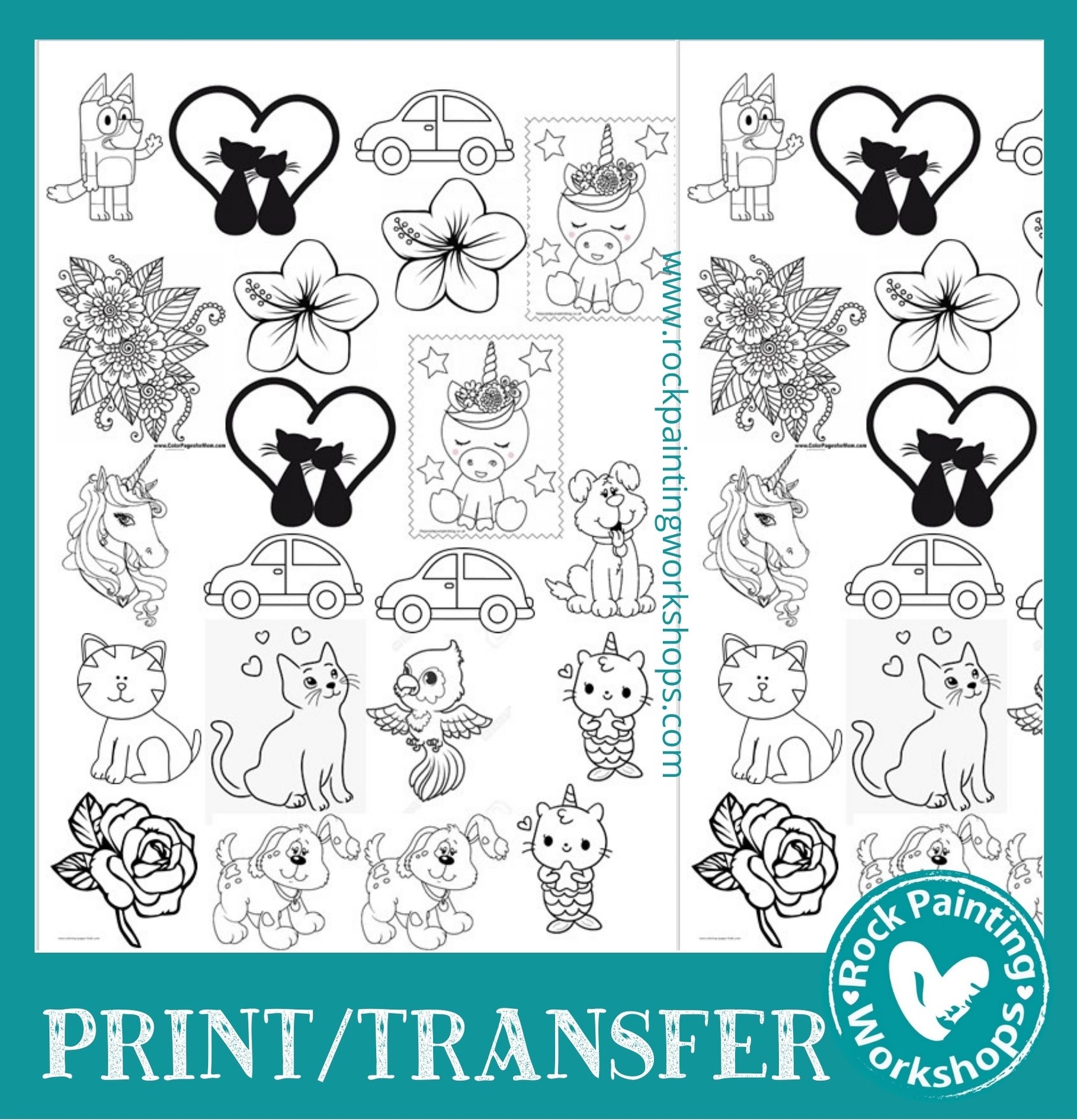 Free Printable Rock Painting Templates