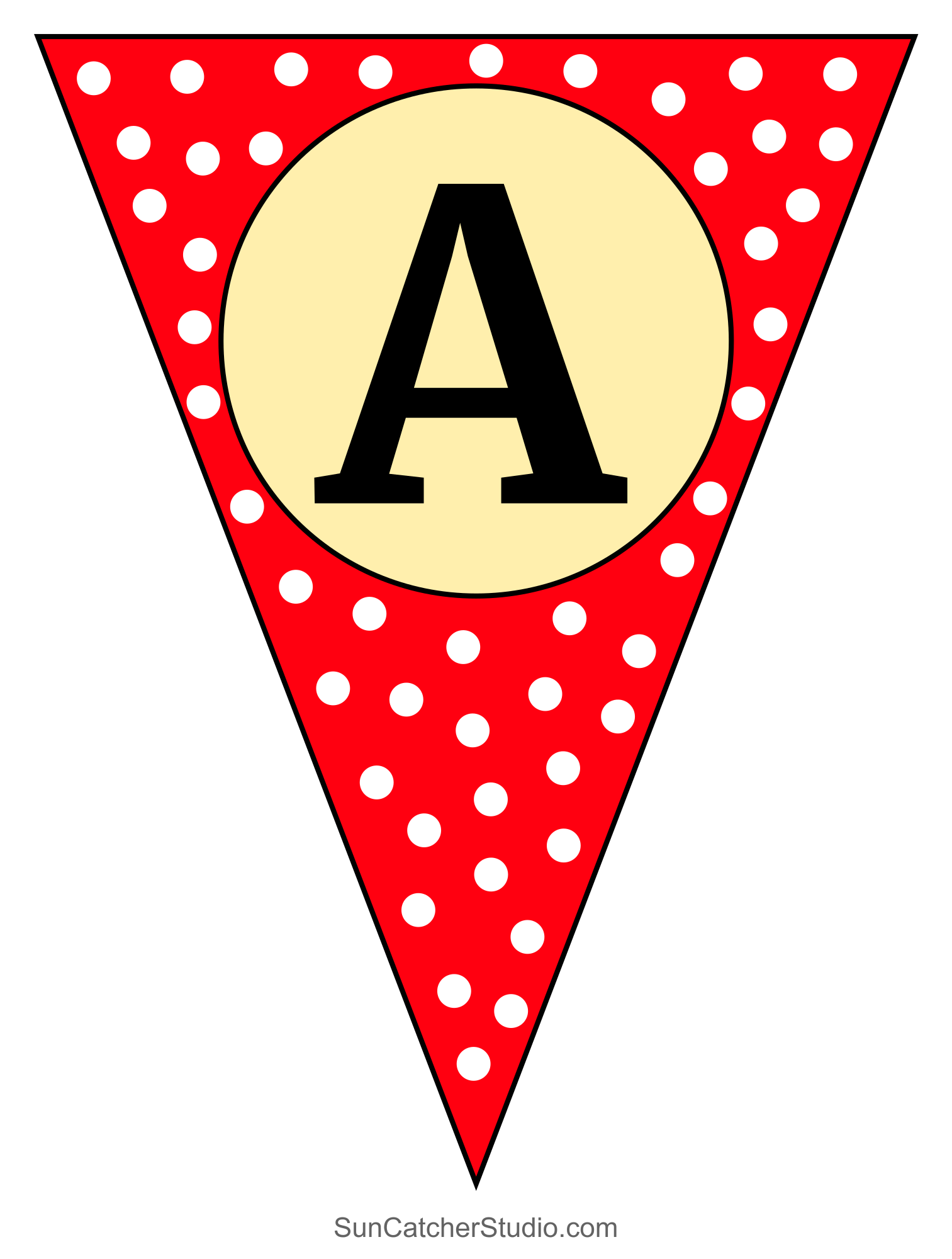 Free Printable Banner Letter Templates