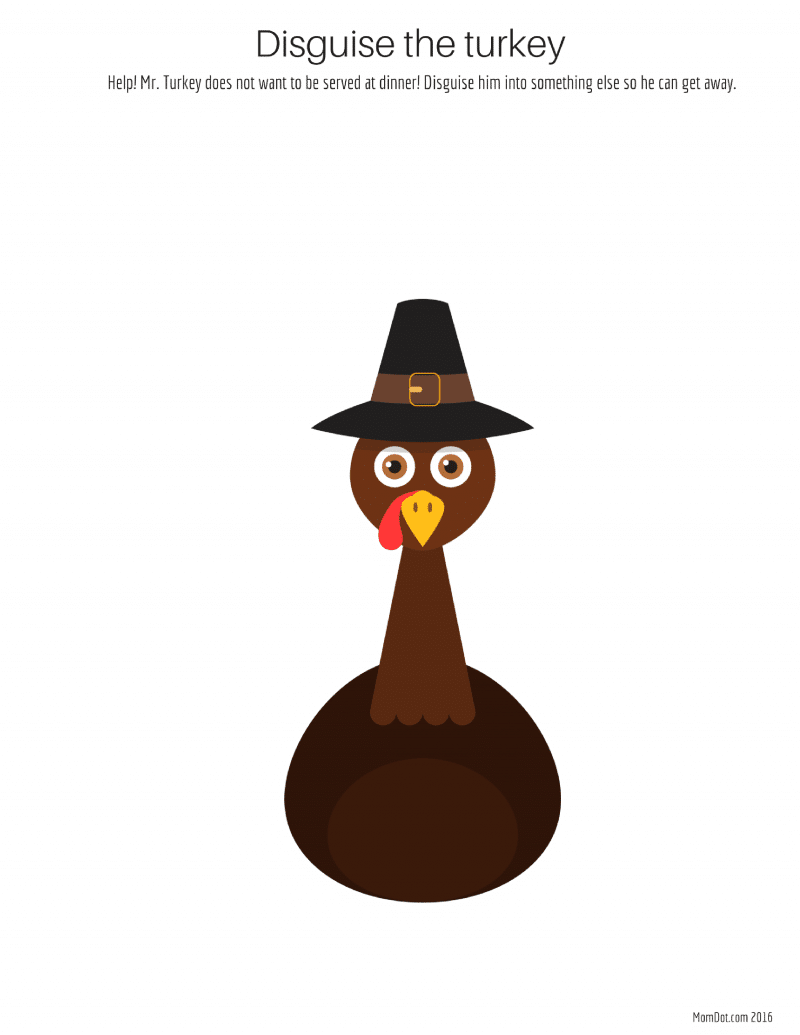 Free Printable Turkey Body Templates