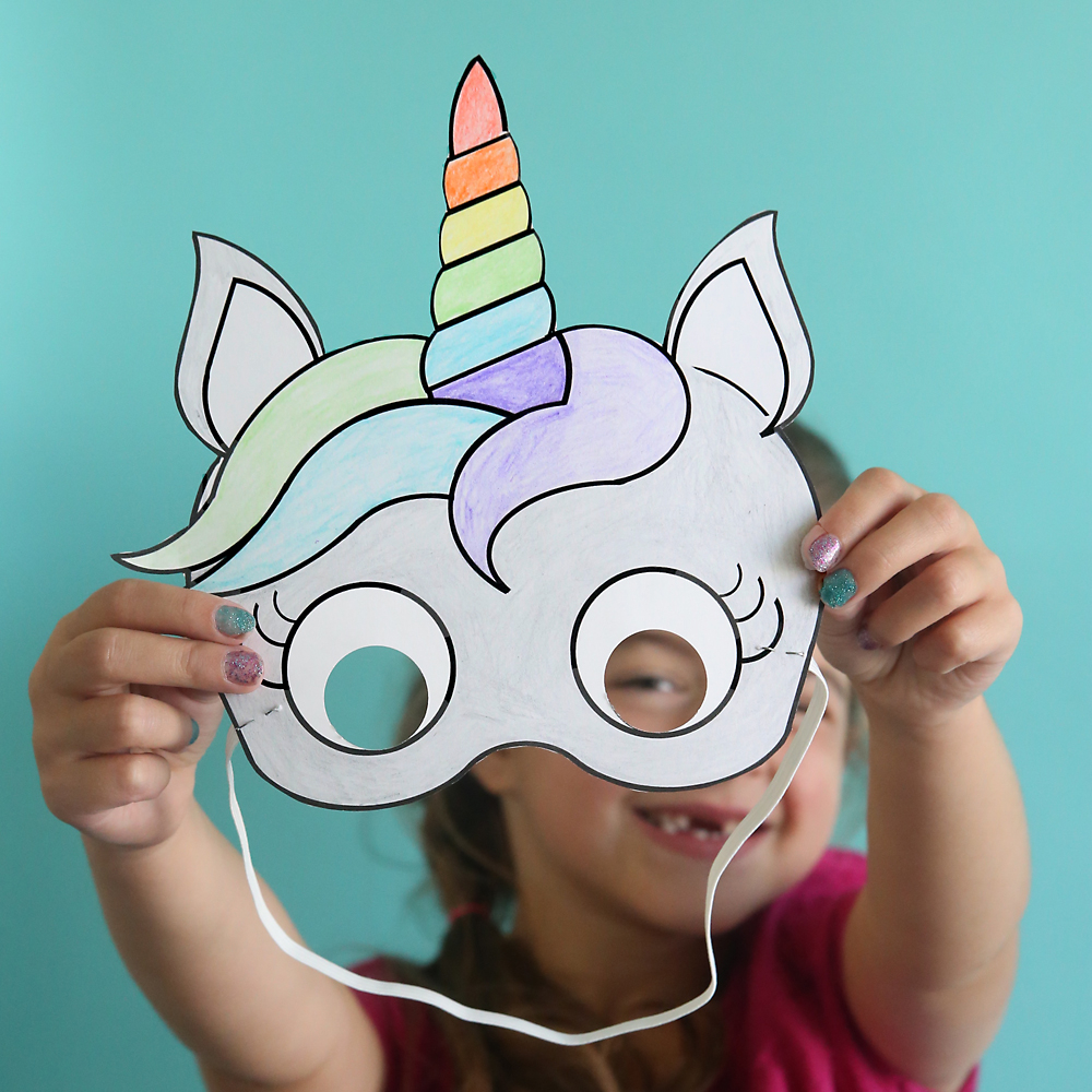 Unicorn Masks To Print And Color free Printable It s Always Autumn Unicorn Masks To Print And Color free Printable It s Always Autumn