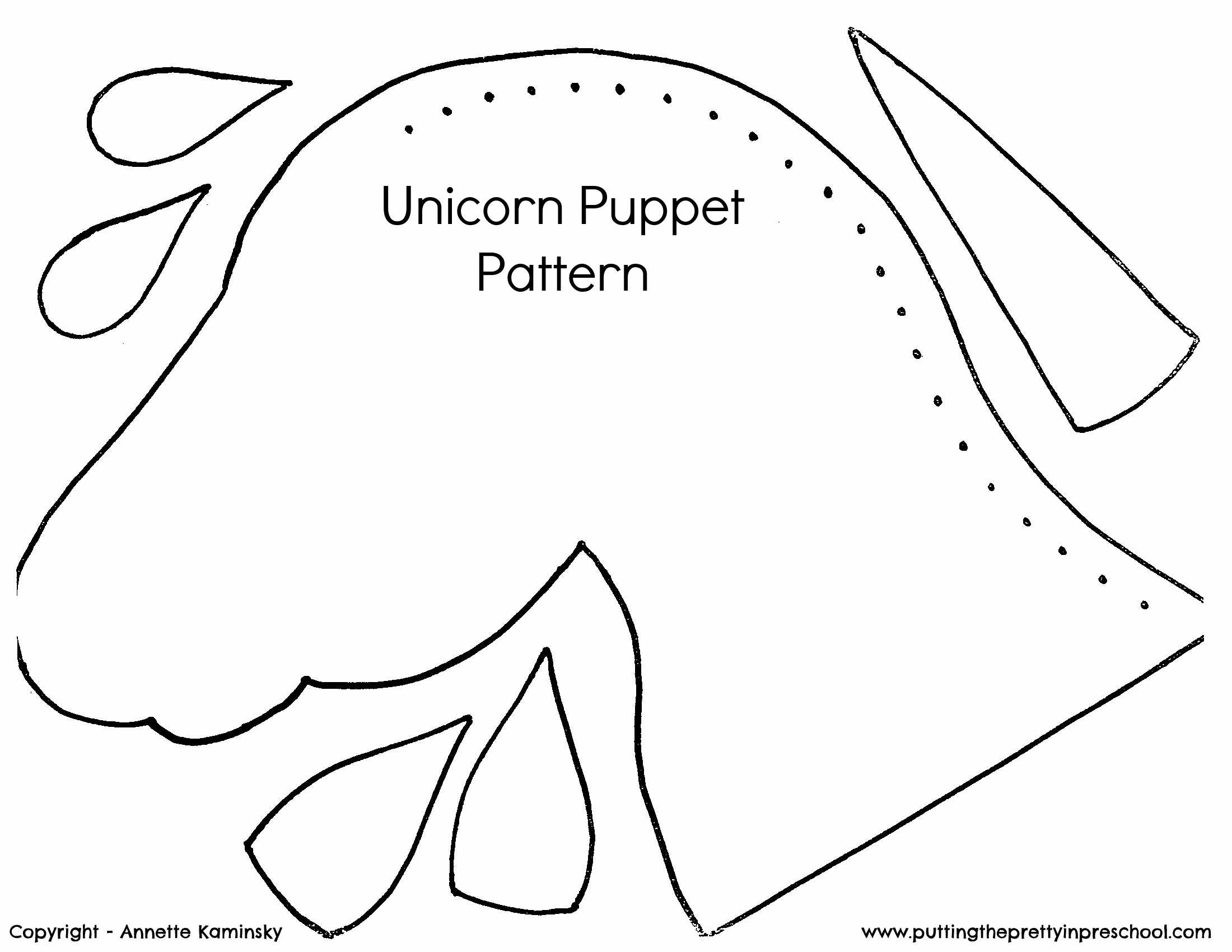 Unicorn Puppet Craft