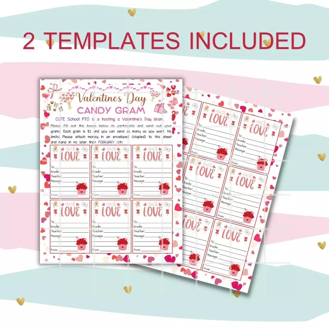 Free Printable Candy Grams Templates Free Printable Candy Grams Templates