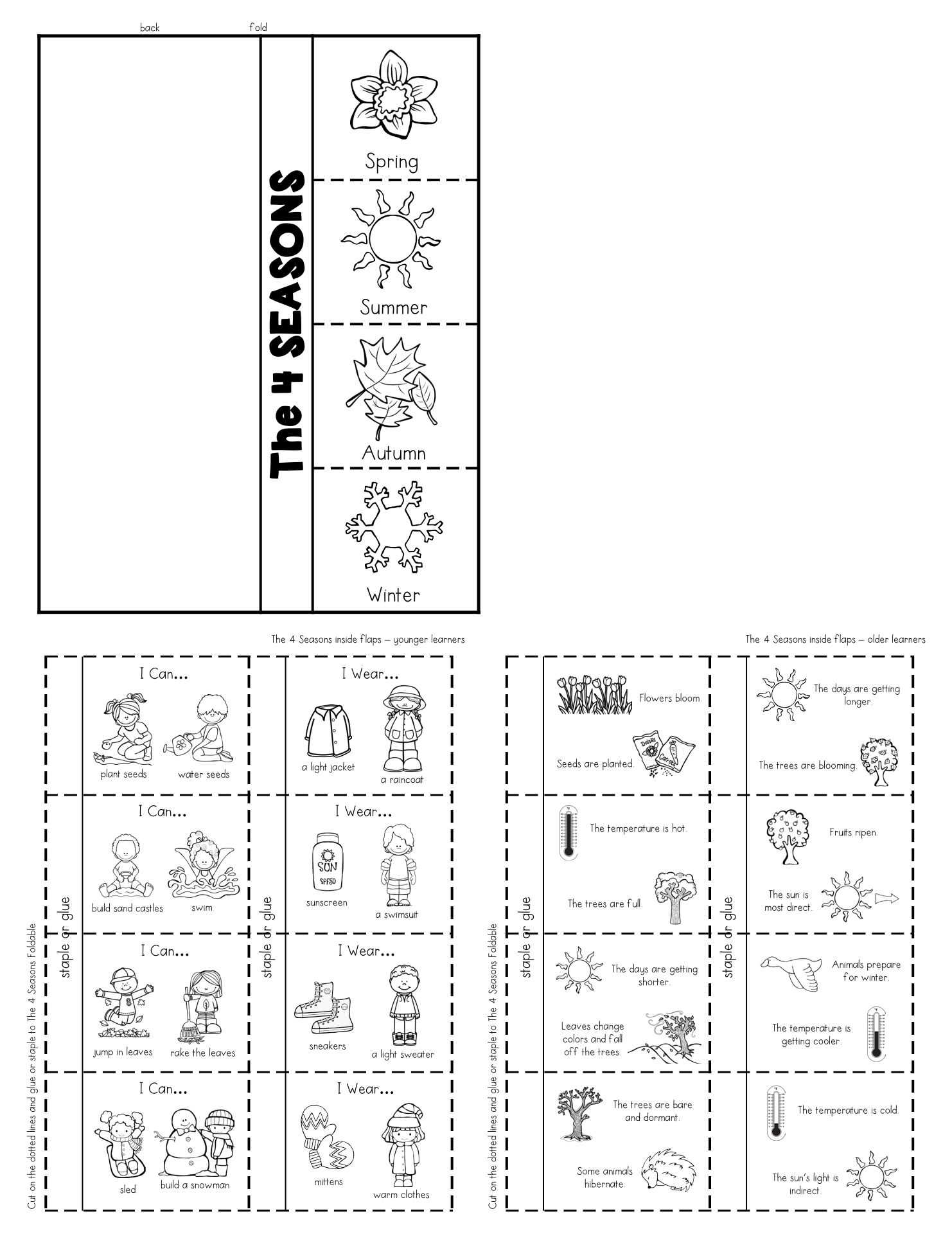 Vocabulary Flip Book Template Vocabulary Flip Book Template